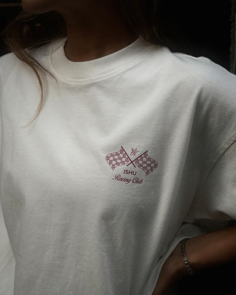 "Classic Racer" T-Shirt (White)