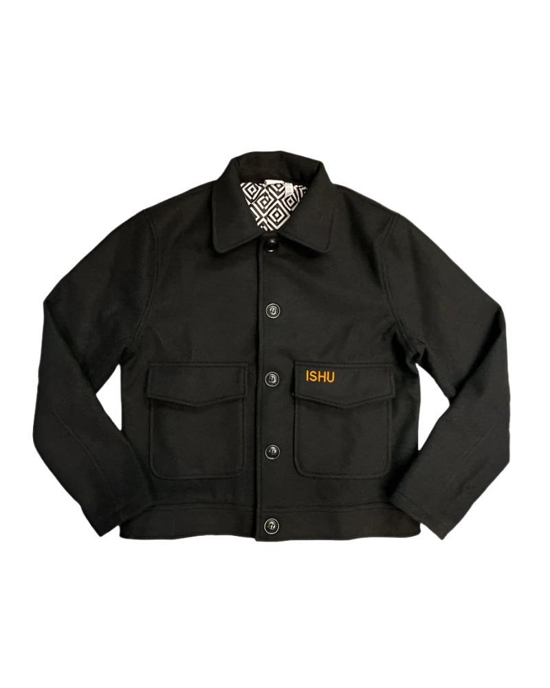 YOKE 2023SS JACKET 黒 YOKE / LEATHER SHIRT JACKET – carol ONLINE STORE