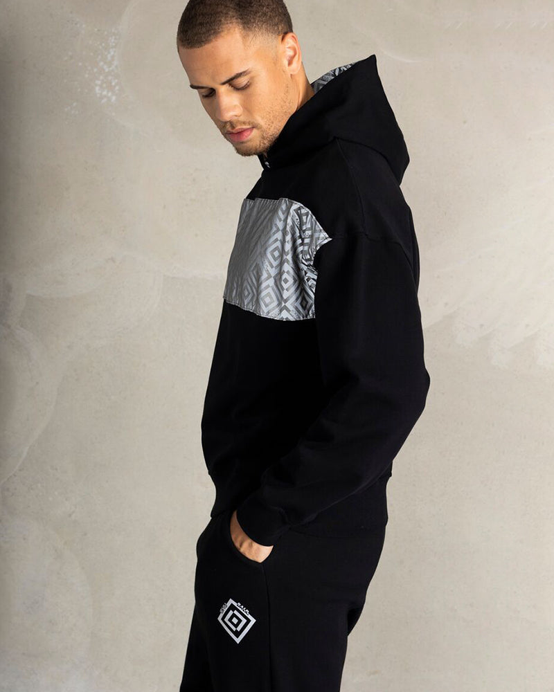 Joey Box Hexagon Panel AOP Hoodie - ISHU