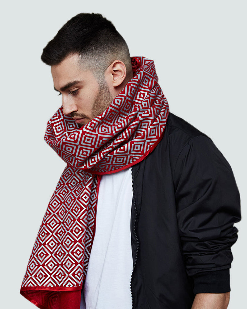 Red ISHU Scarf