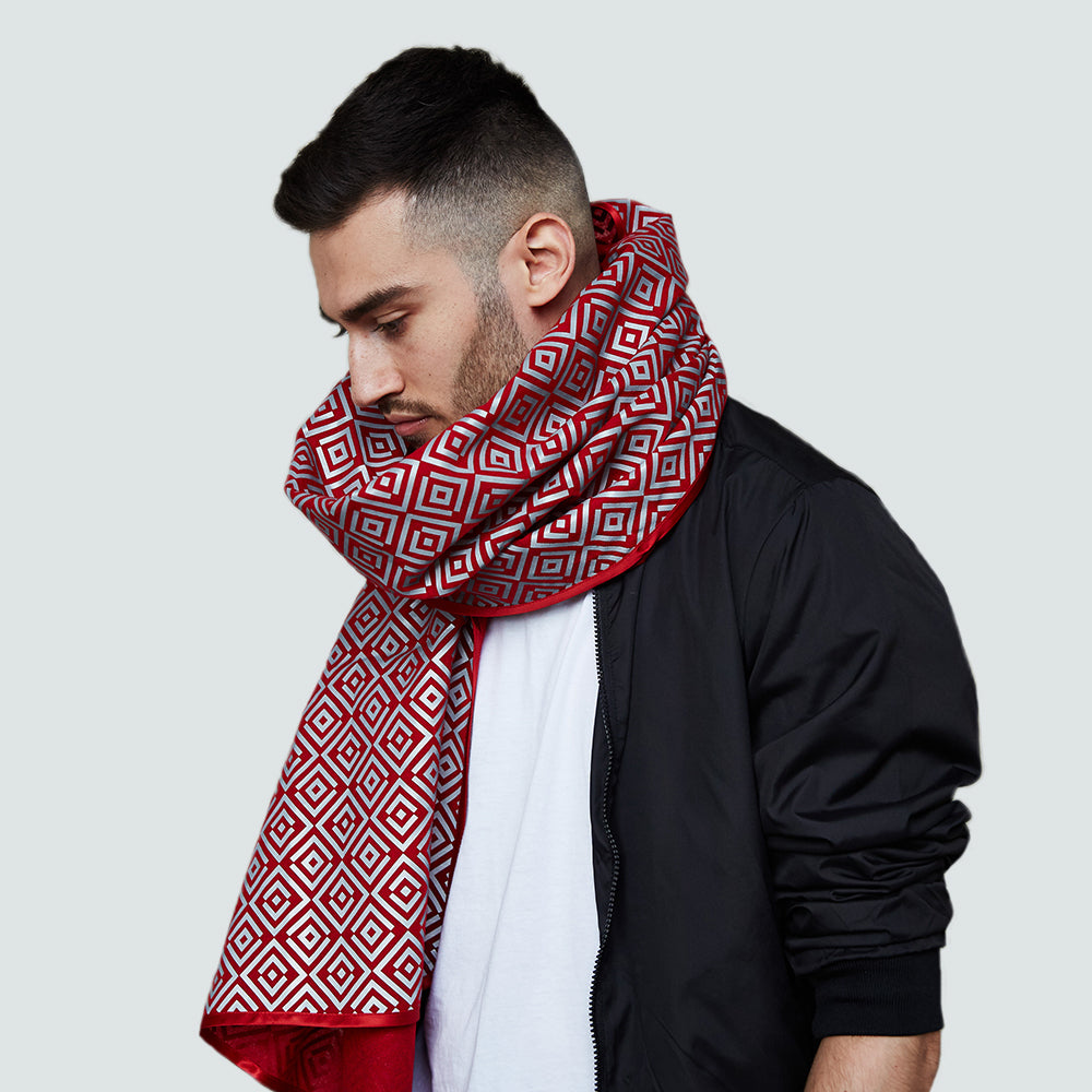 RED ISHU SCARF