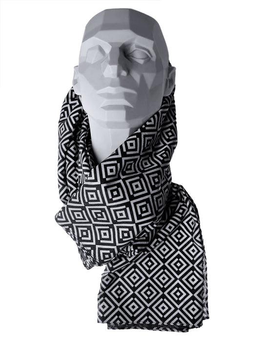 BLACK ISHU SCARF